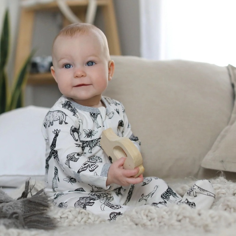 Cotton Zipper Footie
